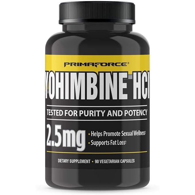 Primaforce Yohimbine HCl 2.5mg | Fat Loss | Metabolism Boost