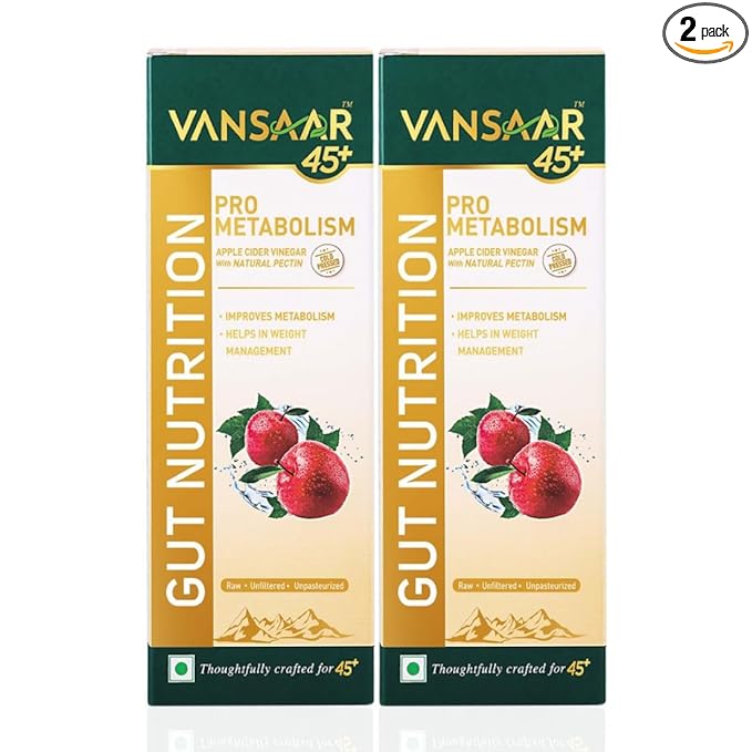 Vansaar Metabolism Supplement | Prebiotic | Weight Management | ACV Unfiltered