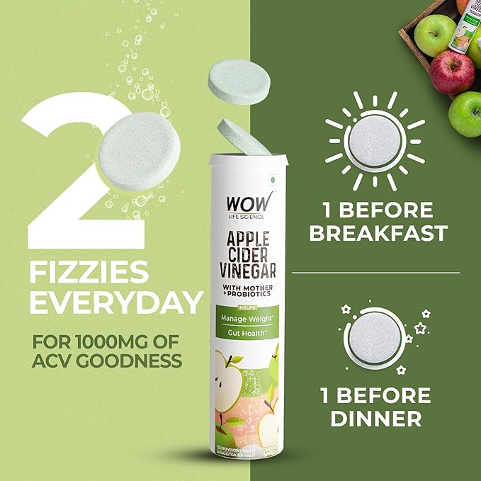 WOW Life Science Effervescent Supplement | Probiotics | Digestive Health