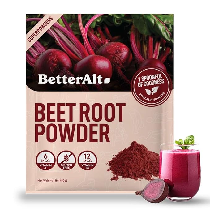 Better Alt Beetroot Powder | Superfood | Nitric Oxide | Heart and Energy Support