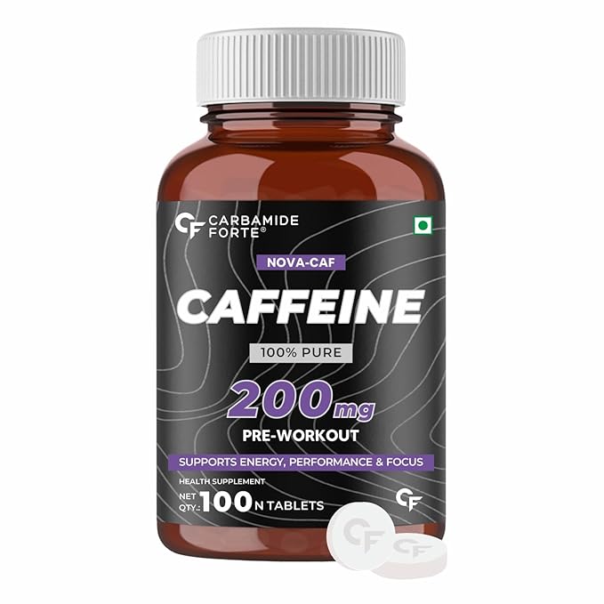 Carbamide Forte Caffeine Pre-Workout | Energy and Focus | Performance Supplement