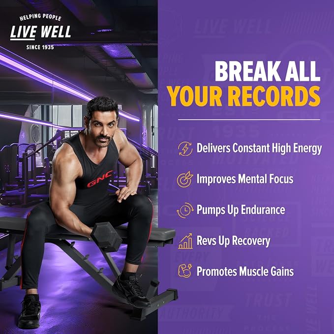 GNC Pro Performance Pre-Workout | 3500mg Beta-Alanine | 200mg Caffeine | Energy & Endurance | Fruit Punch