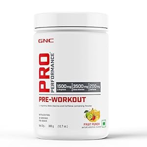GNC Pro Performance Pre-Workout | 3500mg Beta-Alanine | 200mg Caffeine | Energy & Endurance | Lemon