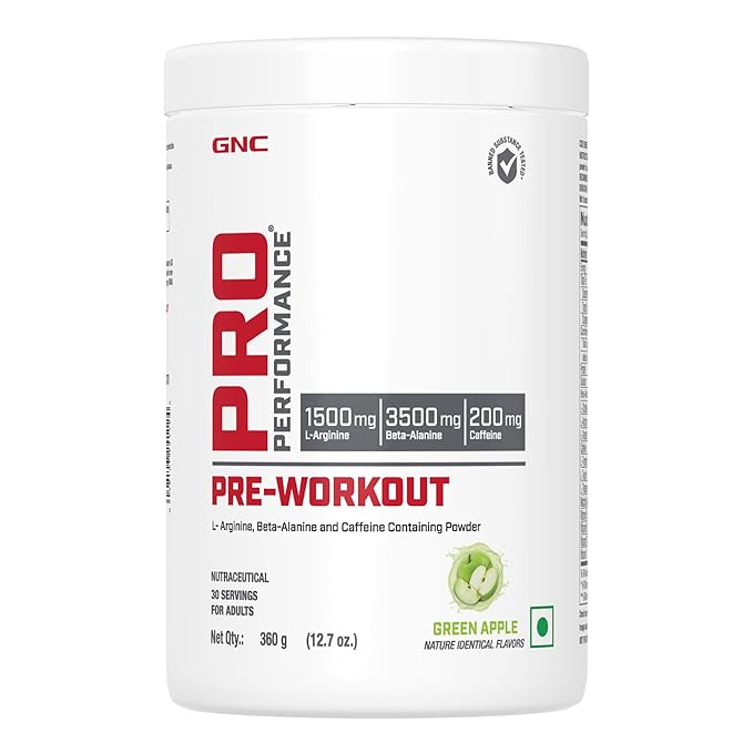 GNC Pro Performance Pre-Workout | 3500mg Beta-Alanine | 200mg Caffeine | Energy & Endurance | Blood Orange