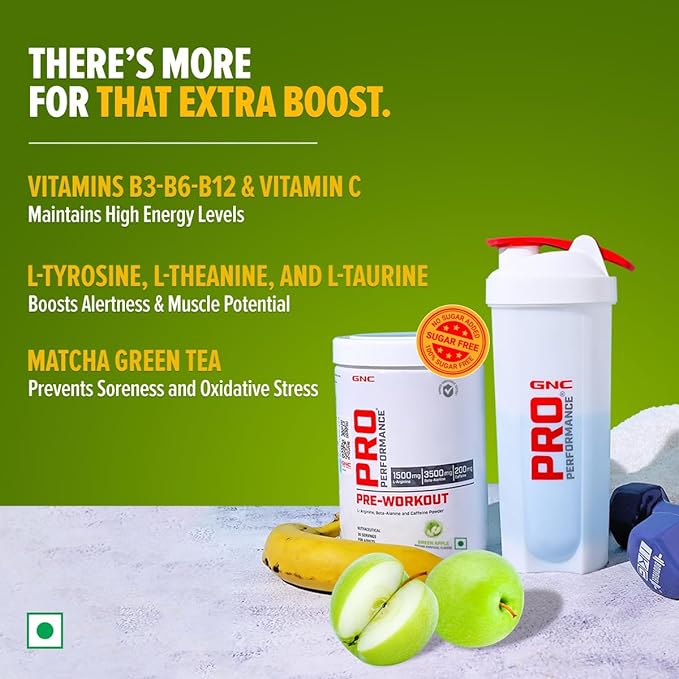 GNC Pro Performance Pre-Workout | 3500mg Beta-Alanine | 200mg Caffeine | Energy & Endurance | Blood Orange