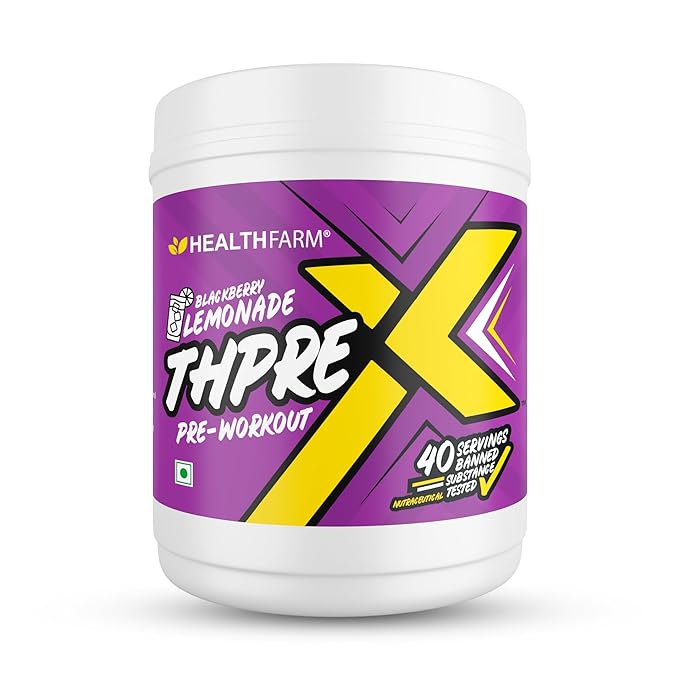 Healthfarm THPRE Pre Workout | Explosive Energy | Pump and Endurance