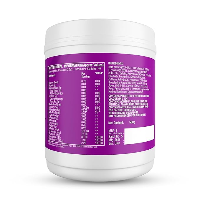 Healthfarm THPRE Pre Workout | Explosive Energy | Pump and Endurance