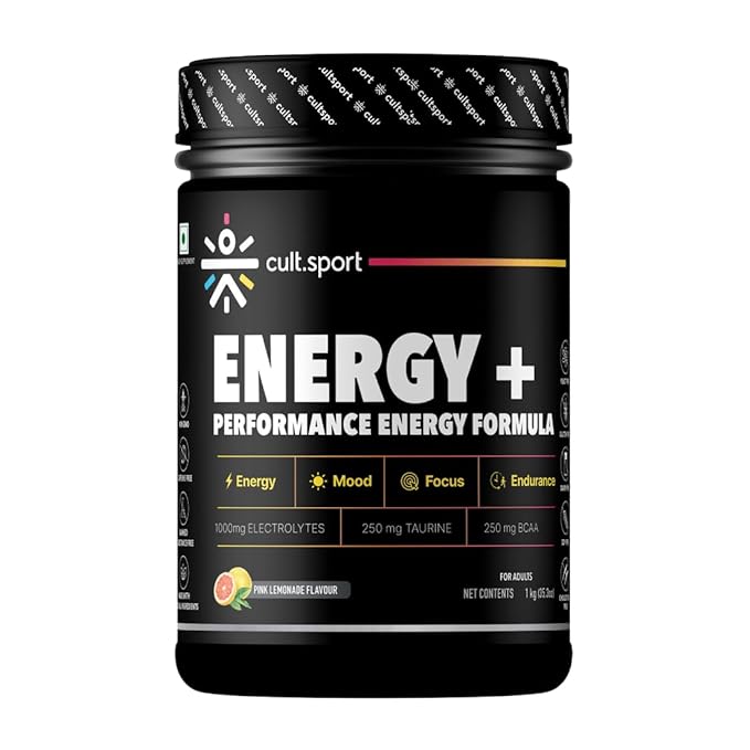 Cultsport Energy + Electrolyte Powder Energy Booster Drink
