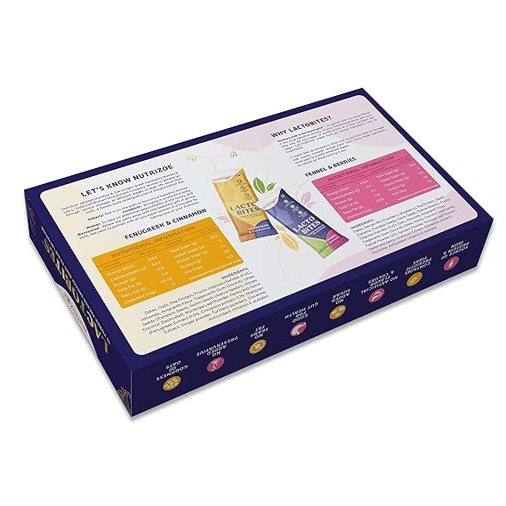 Nutrizoe Lactobites Power Packed To Aid Lactation (10 Bars)
