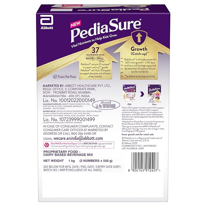 Pediasure Health & Nutrition Drink Powder, Vanilla Delight Flavour