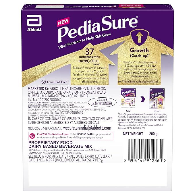 Pediasure Health and Nutrition Drink Powder, Kesar badam Flavour