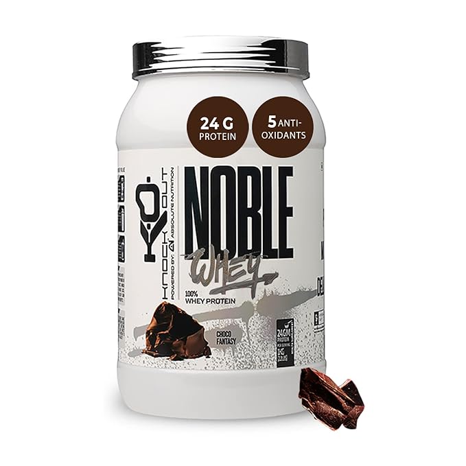 Absolute Nutrition Knockout Nobel Whey Protein | Digestive Enzymes | Endurance | Muscle Recovery