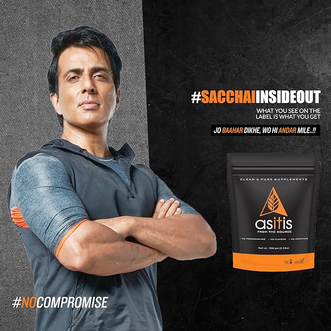 AS-IT-IS Whey Protein Isolate 90% | 27g Protein | 5.9g BCAA | Lean Cuts | Unflavoured