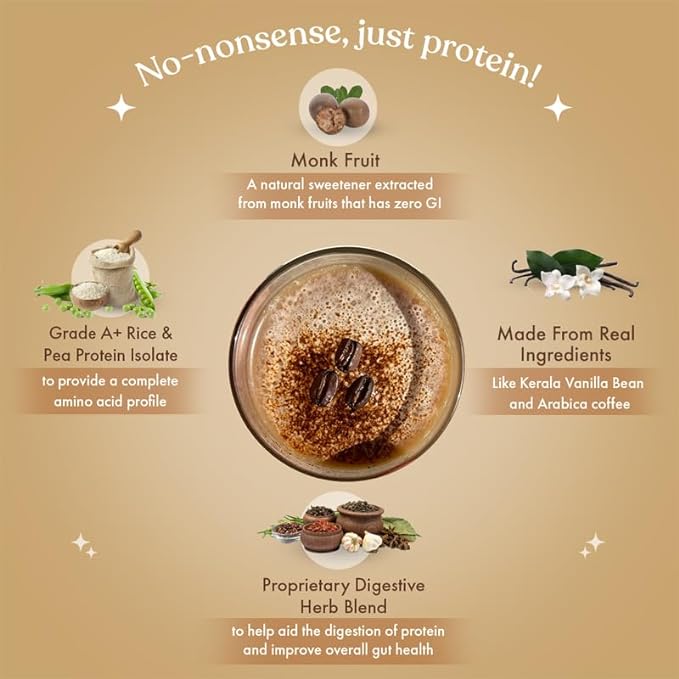 Cosmix No Nonsense Plant Protein Daily | Organic Pea and Rice Isolate | Vegan | Gluten-Free