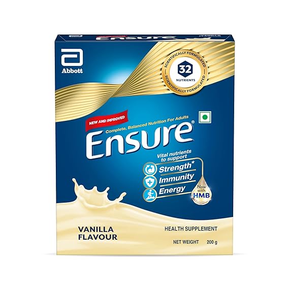 Ensure Complete Balanced Nutrition | High Protein | Immunity Boost | Vanilla