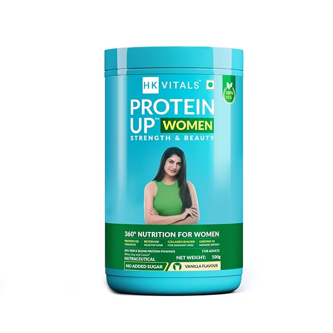 HK Vitals ProteinUp Women | Protein with Collagen Builder | Biotin | Garcinia | Chocolate