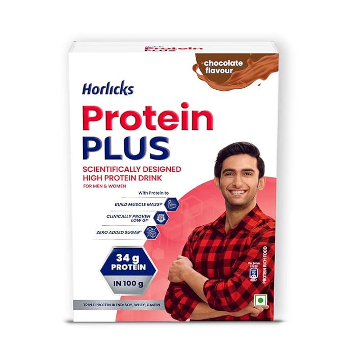 Horlicks Protein+ Health and Nutrition Drink | High Protein | Adults
