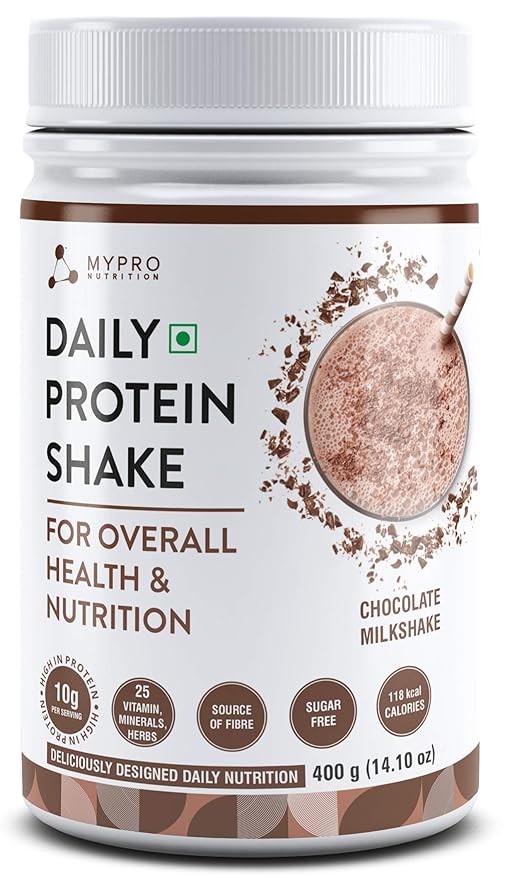 Mypro Sport Nutrition Daily Protein Shake | 118 kcal | 25 Vitamins and Minerals | Chocolate