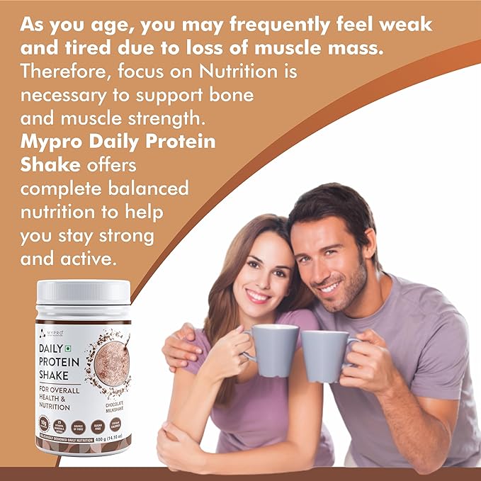 Mypro Sport Nutrition Daily Protein Shake | 118 kcal | 25 Vitamins and Minerals | Chocolate