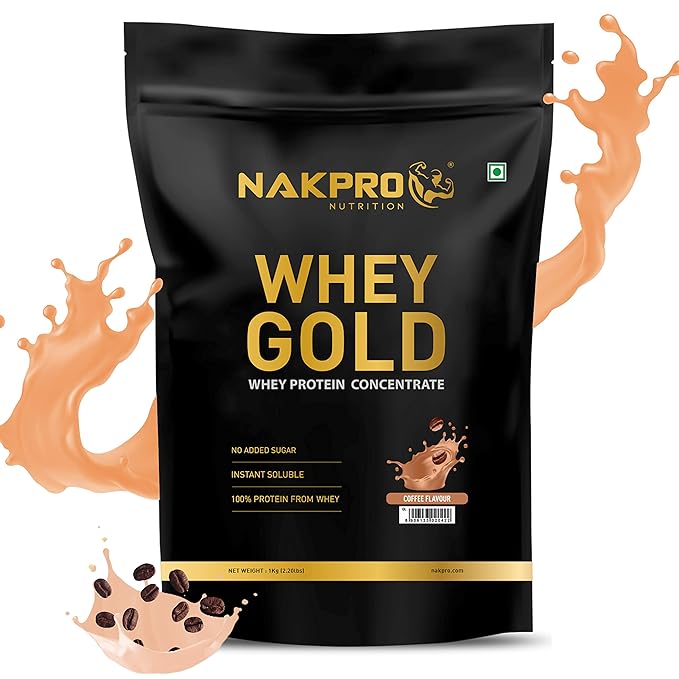 Nakpro Gold Whey Protein | Concentrate and Isolate | 25.5g Protein | Trustified Certified | Chocolate