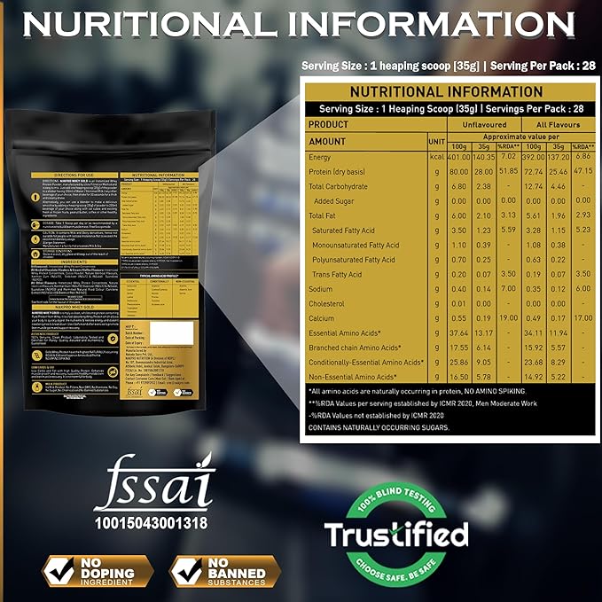 Nakpro Gold Whey Protein | Concentrate and Isolate | Digestive Enzymes | Muscle Recovery