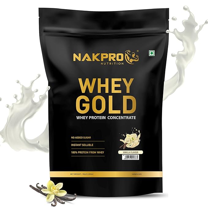 Nakpro Gold Whey Protein | Concentrate and Isolate | Digestive Enzymes | Muscle Recovery