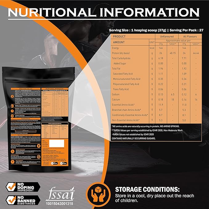 Nakpro Perform Whey Protein Concentrate | Muscle Recovery | Chocolate