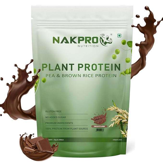 Nakpro Plant Protein | Plant Based | Muscle Recovery | Chocolate