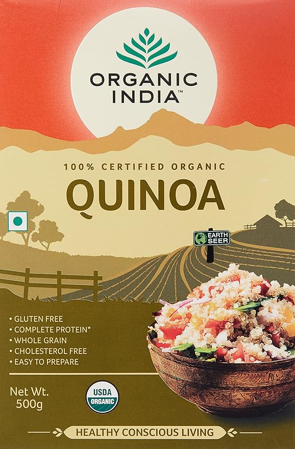 Organic India Quinoa Seeds | 100% Organic | High Protein | Gluten Free