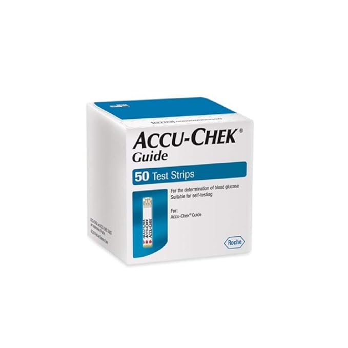 Accu-Chek Guide Test Strips | 50 Strips | Blood Glucose Monitoring