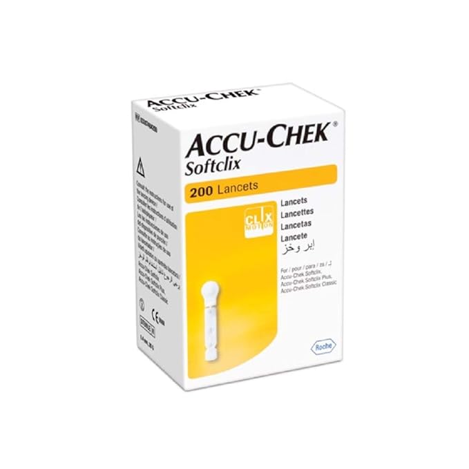 Accu-Chek Softclix Lancets | 200 Lancets | Blood Glucose Monitoring