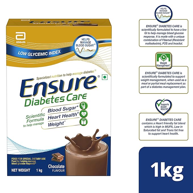 Ensure Diabetes Care Nutrition to Help Control Blood Sugar Levels (Chocolate Flavourr)