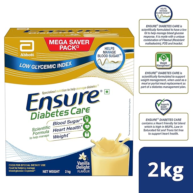 Ensure Diabetes Care Nutrition to Help Control Blood Sugar Levels (Vanilla Flavour)