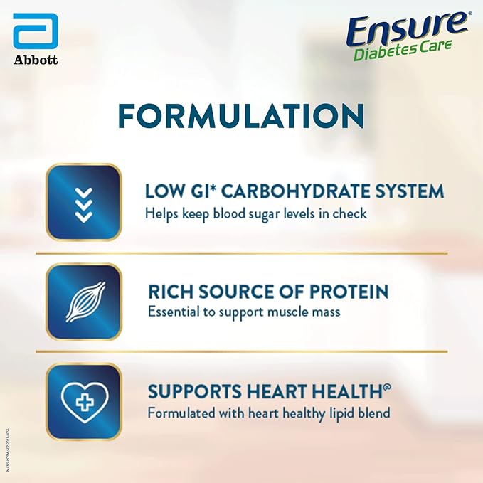 Ensure Diabetes Care Nutrition to Help Control Blood Sugar Levels (Chocolate Flavour)