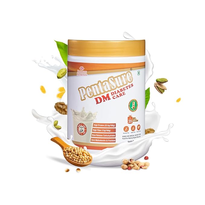 Pentasure DM Diabetes Care and Management Whey Protein | Vanilla Tin