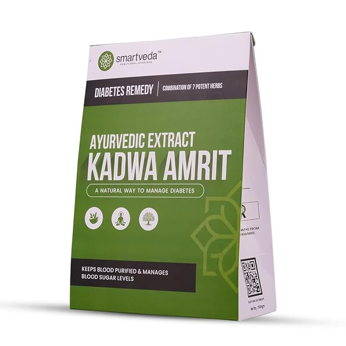 Smartveda Kadwa Amrit | Ayurvedic Diabetes Control | 7 Potent Herbs | Sugar Management