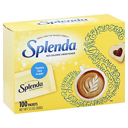Splenda Sugar-Free Sweetener | 100 Sachets | Zero Calorie