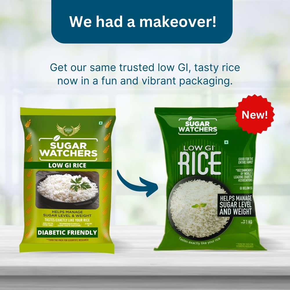 Sugar Watchers Low GI Rice | Diabetic Friendly | FDA Registered | Blood Sugar Control