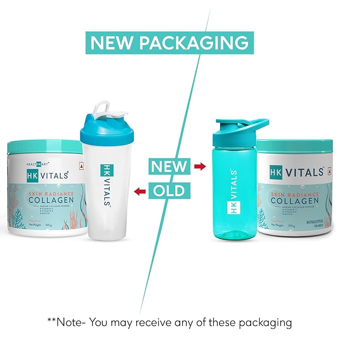 HealthKart HK Vitals Skin Radiance Marine Collagen Powder | Orange