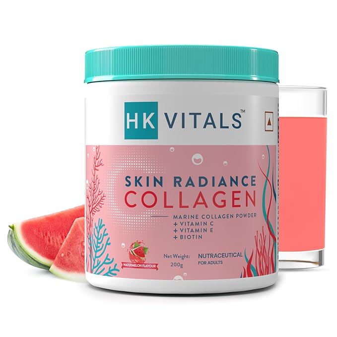 HealthKart HK Vitals Skin Radiance Marine Collagen Powder | Watermelon