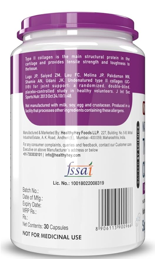 HealthyHey Nutrition NTC II Type 2 Collagen
