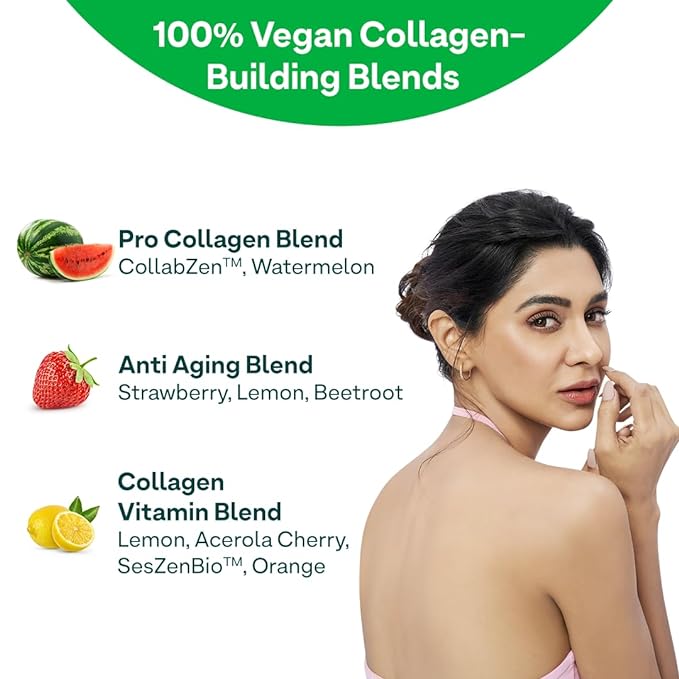 OZiva Vegan Collagen (Watermelon) With Biotin & Vitamin C
