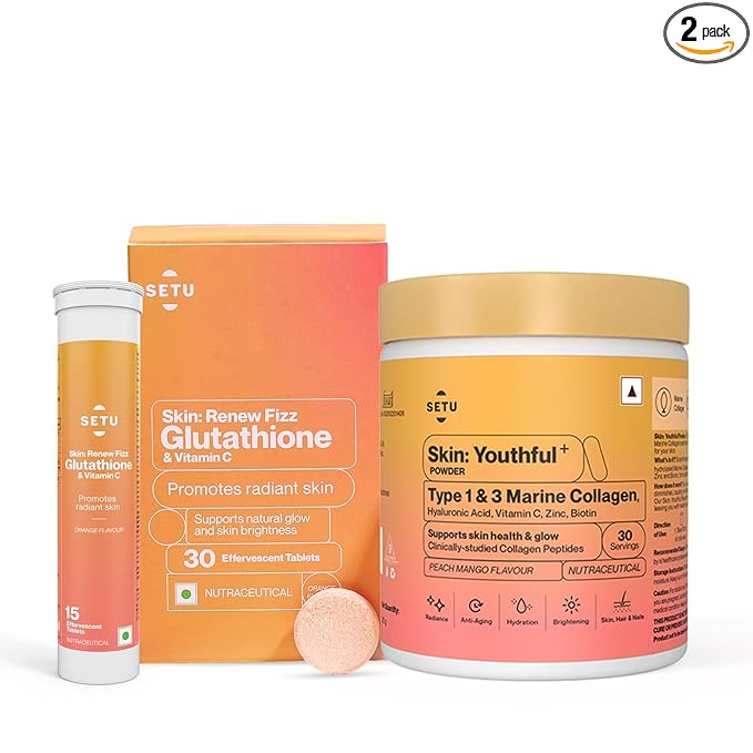 SETU Glutathione | Skin Brightness | Youthful Glow | Antioxidant Supplement