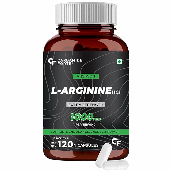 Carbamide Forte L Arginine 1000mg | Capsules | Muscle Building and Endurance