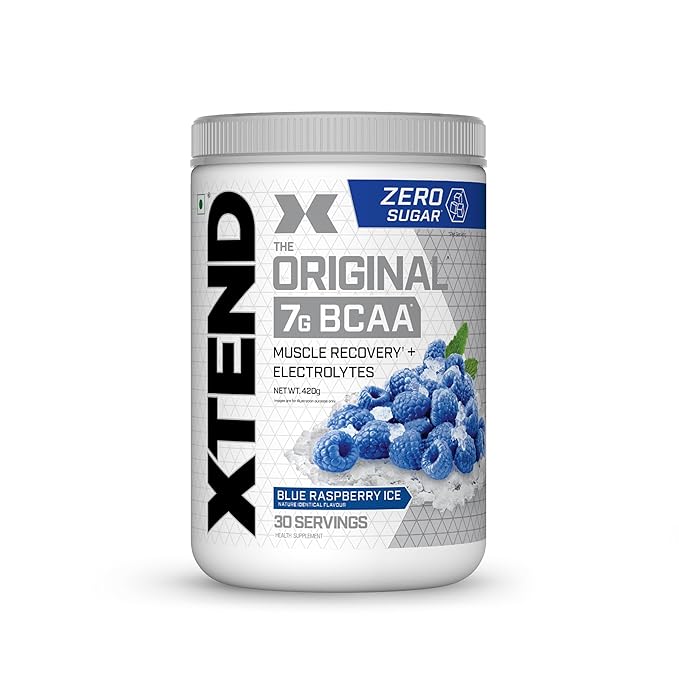 Scivation Xtend Original BCAA | 7g BCAA | Intra-Workout | Muscle Recovery | Blue Raspberry Ice