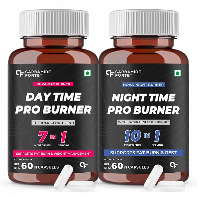 Carbamide Forte Night & Day Fat Burner | Metabolism Boost | Weight Management