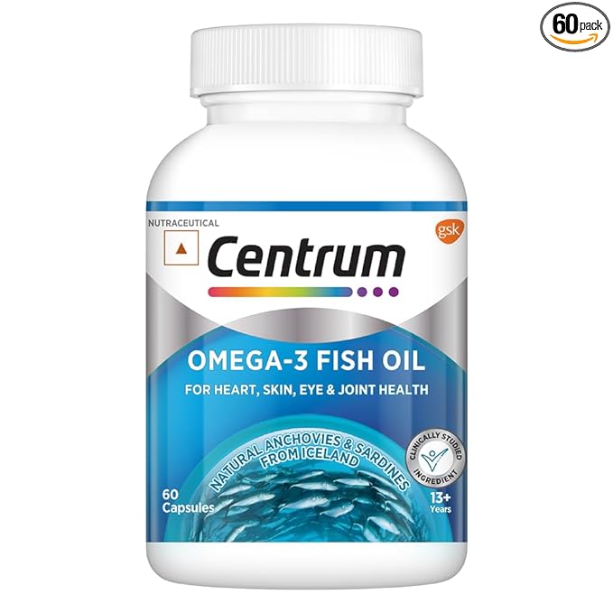 Centrum Omega-3 Fish Oil | EPA and DHA | Joint | Heart | Skin and Eye Health