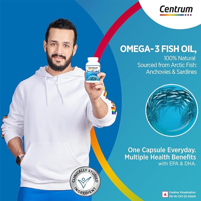 Centrum Omega-3 Fish Oil | EPA and DHA | Joint | Heart | Skin and Eye Health