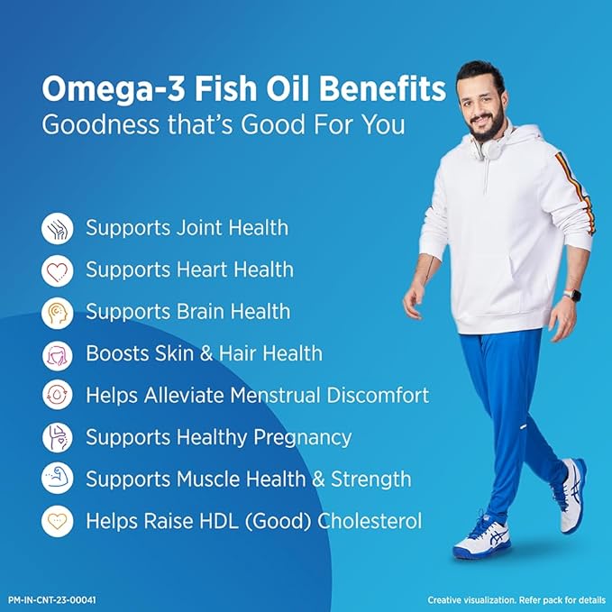 Centrum Omega-3 Fish Oil | EPA and DHA | Joint | Heart | Skin and Eye Health