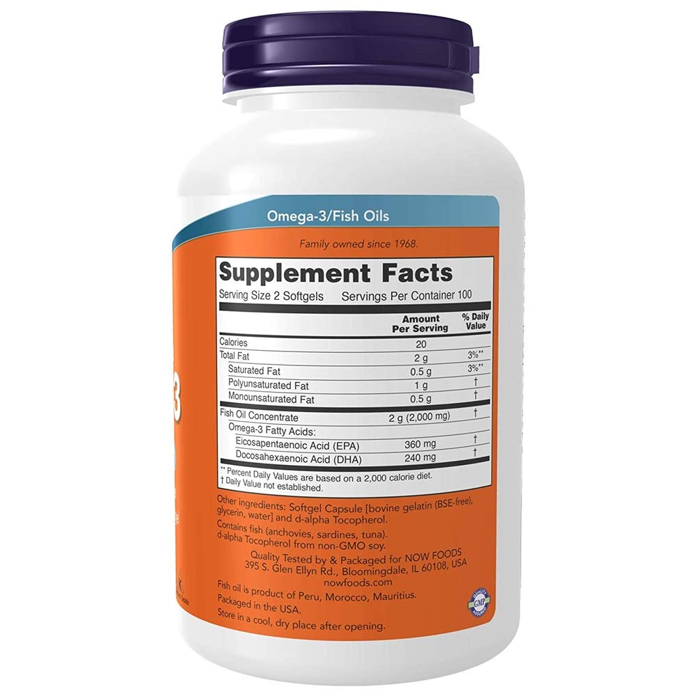 Now Foods, Omega 3, Cardiovascular Support